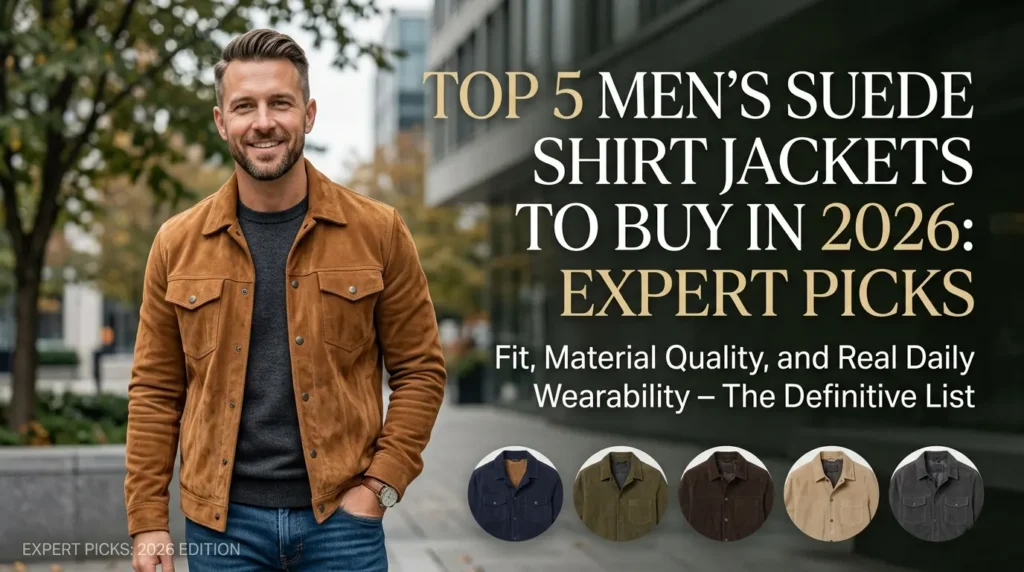 Top 5 Men's Suede Shirt Jackets to Buy in 2026: Expert Picks