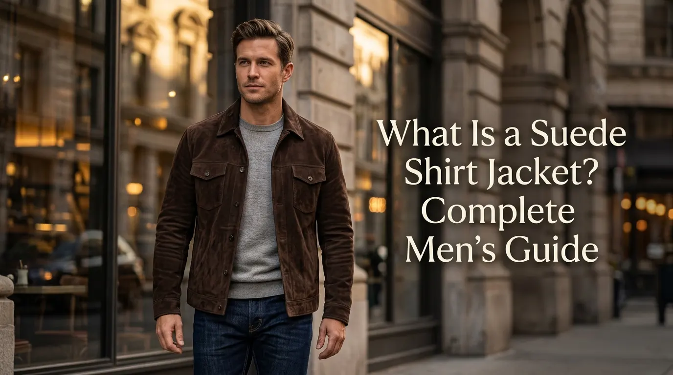 What Is a Suede Shirt Jacket? Complete Men's Guide
