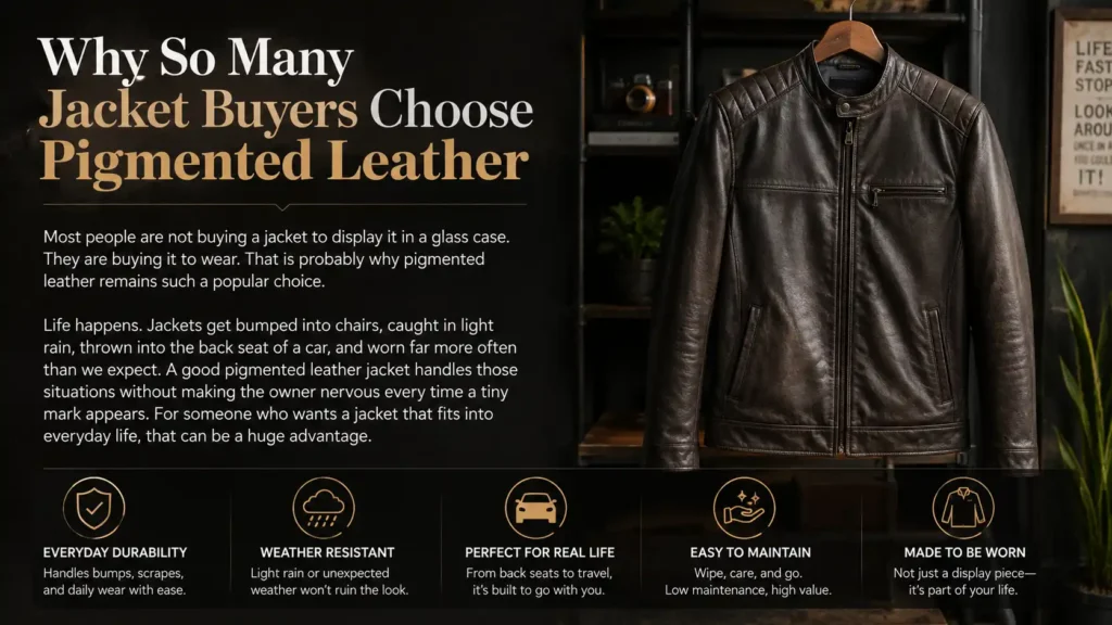 Why So Many Jacket Buyers Choose Pigmented Leather