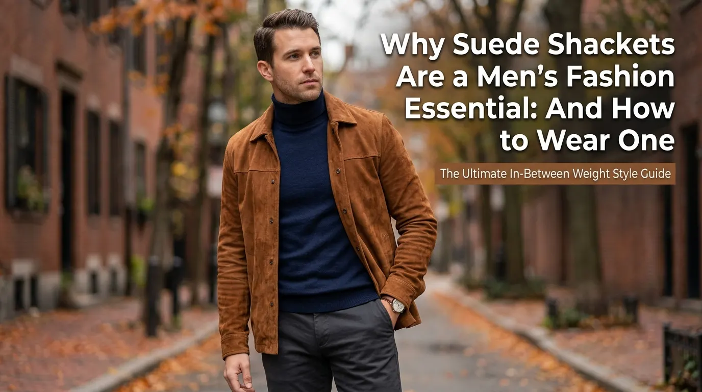 Why Suede Shackets Are a Men's Fashion Essential: And How to Wear One