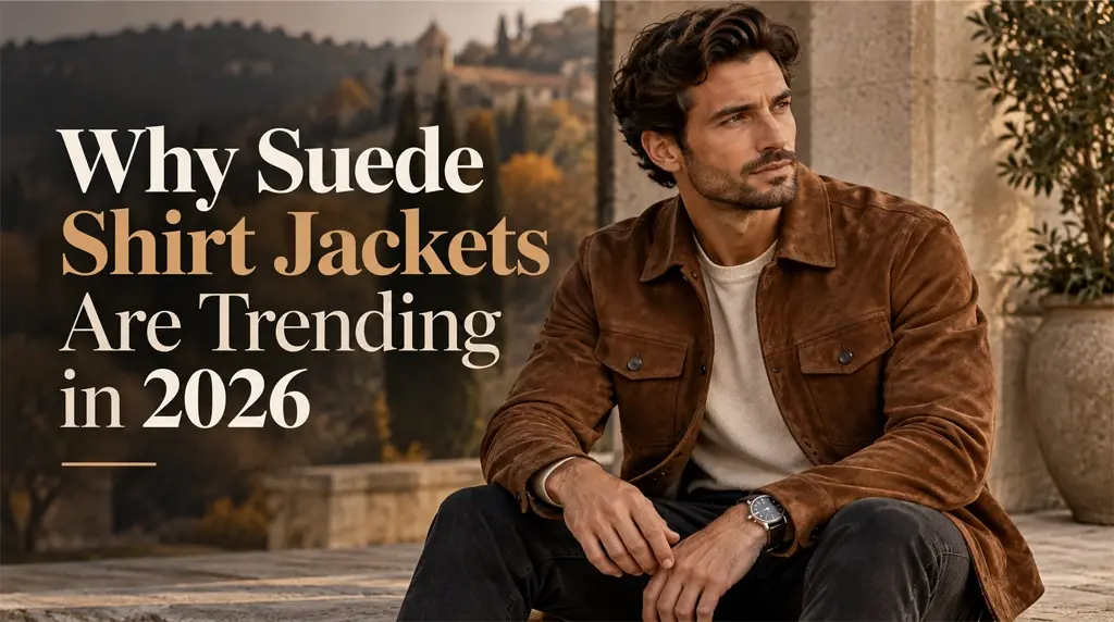 Why Suede Shirt Jackets Are Trending in 2026