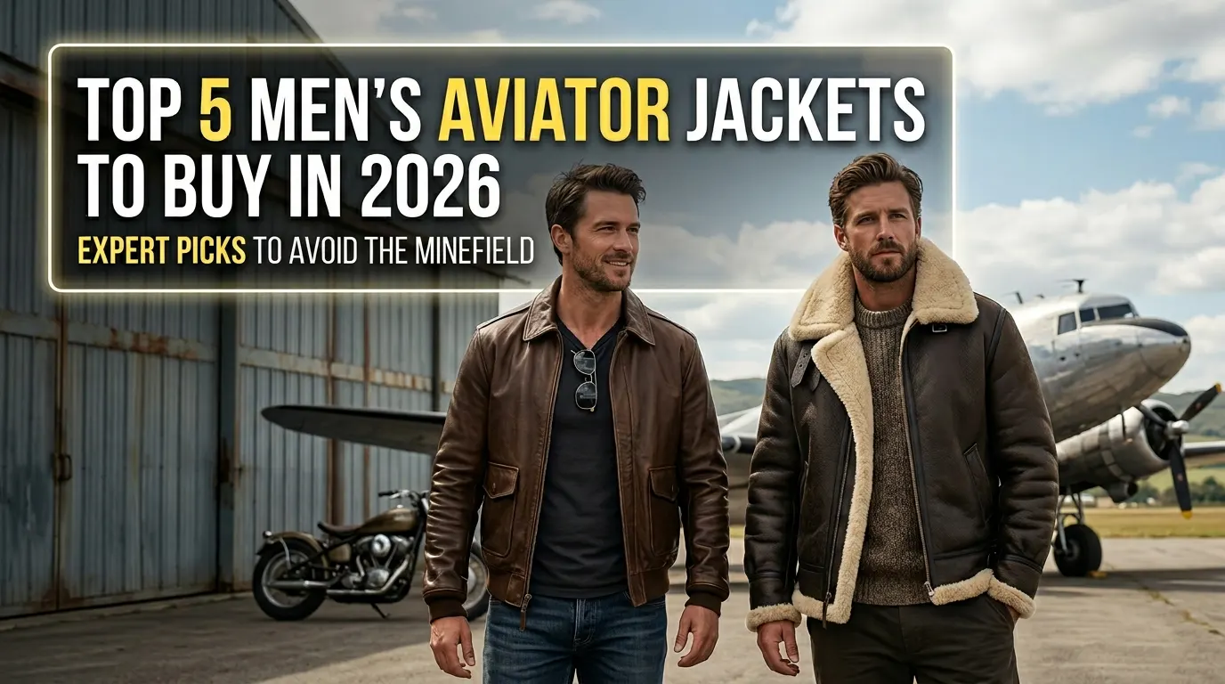 Top 5 Men's Aviator Jackets to Buy in 2026: Expert Picks