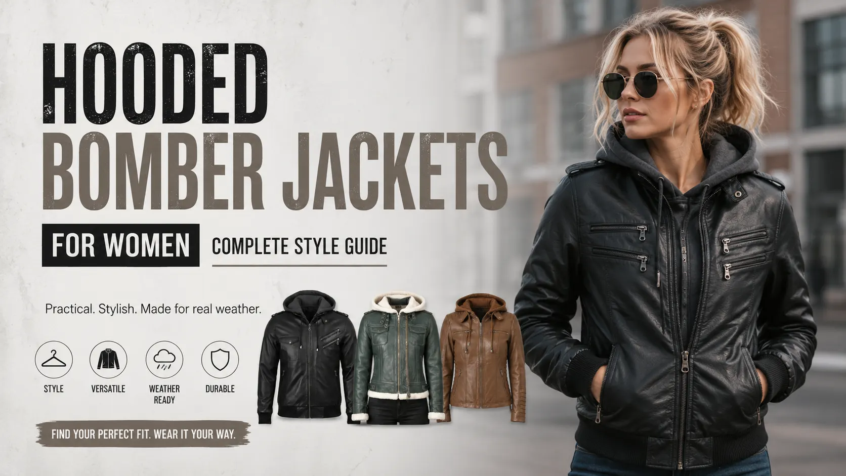 Hooded Bomber Jackets for Women: Complete Style Guide