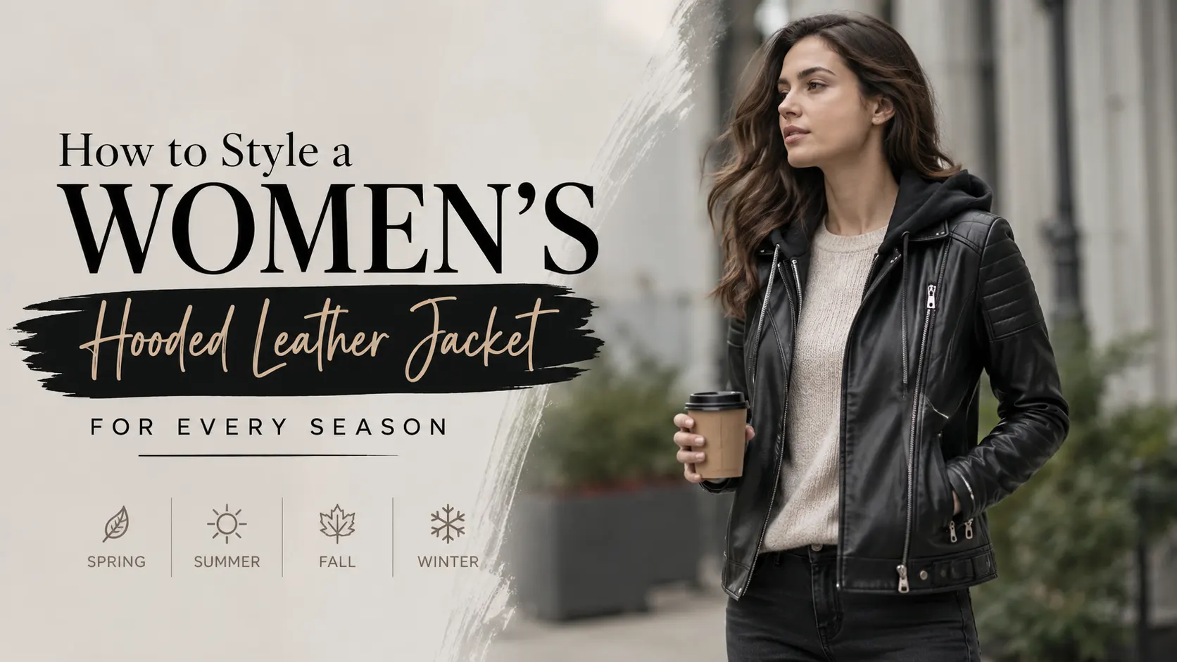 How to Style a Women's Hooded Leather Jacket for Every Season