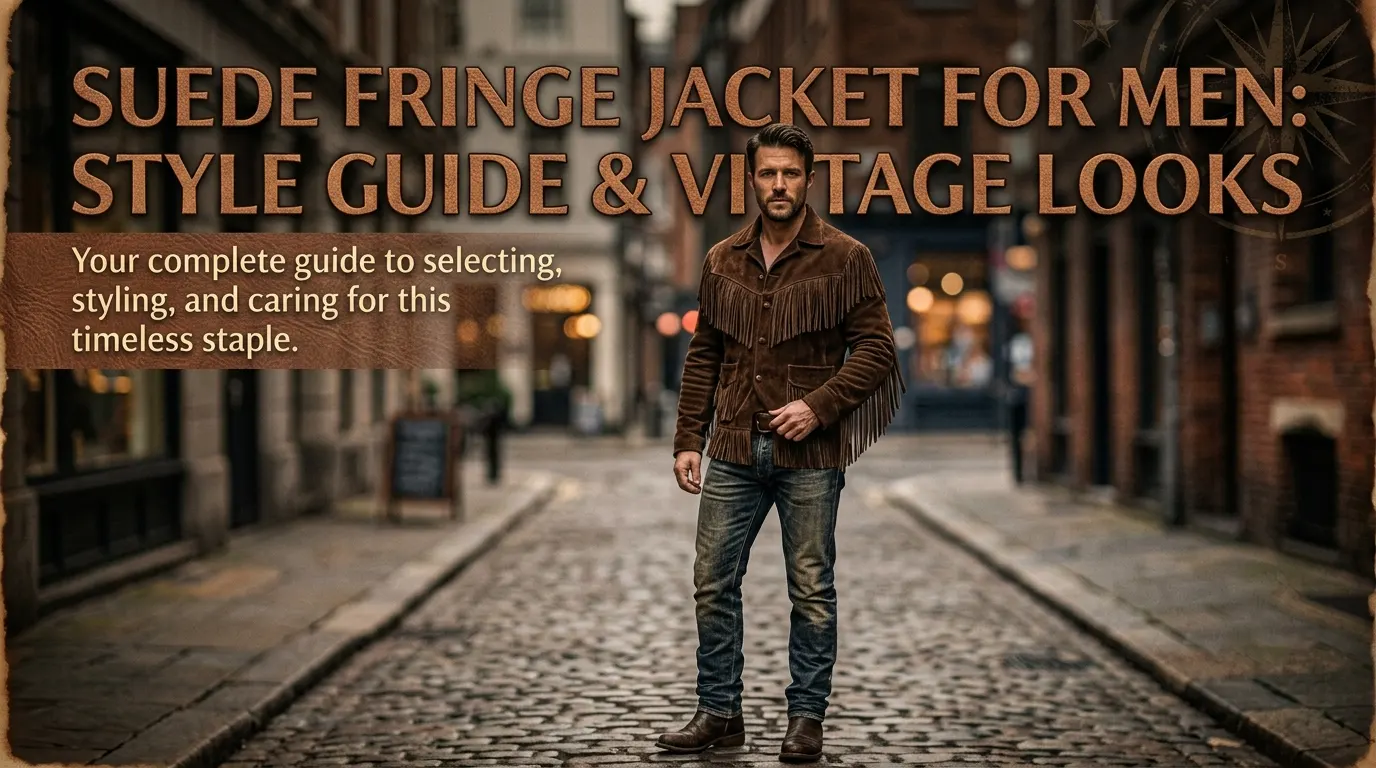 Suede Fringe Jacket for Men: Style Guide and Vintage Looks