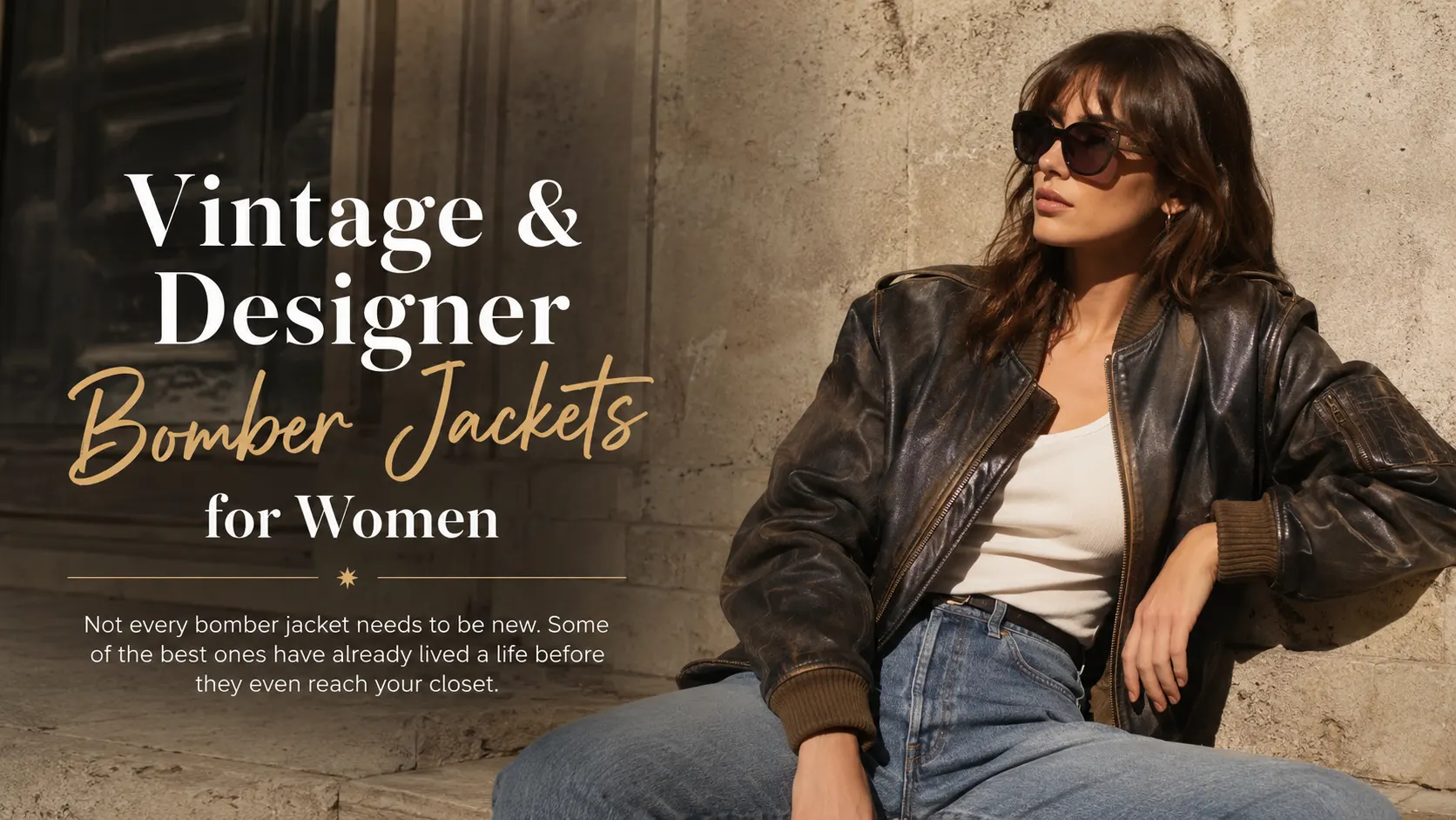 Vintage & Designer Bomber Jackets for Women