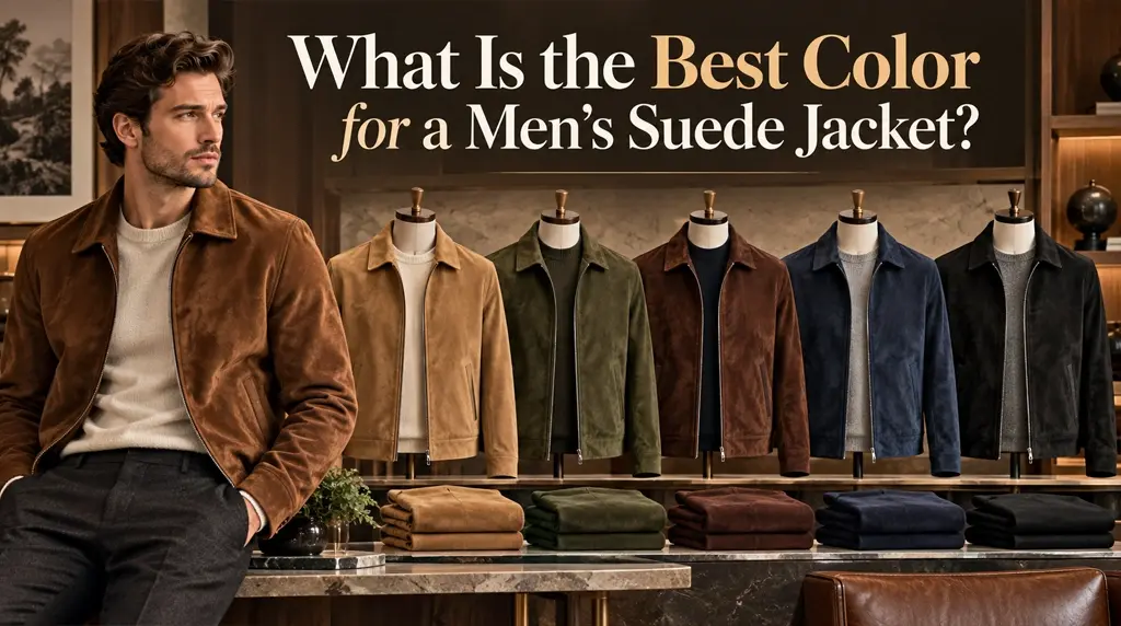 What Is the Best Color for a Men's Suede Jacket?