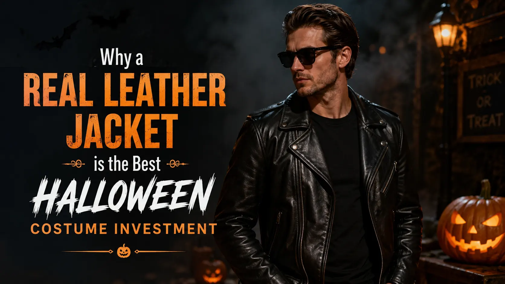 Why a Real Leather Jacket is the Best Halloween Costume Investment