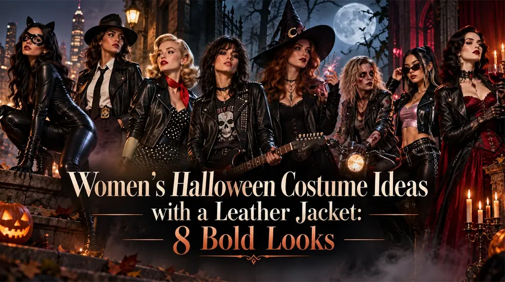 Women’s Halloween Costume Ideas with a Leather Jacket 8 Bold Looks