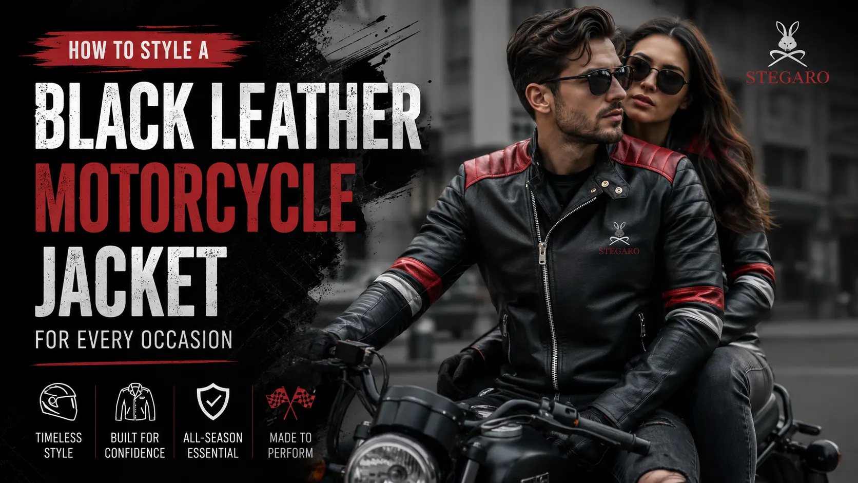 How to Style a Black Leather Motorcycle Jacket for Every Occasion