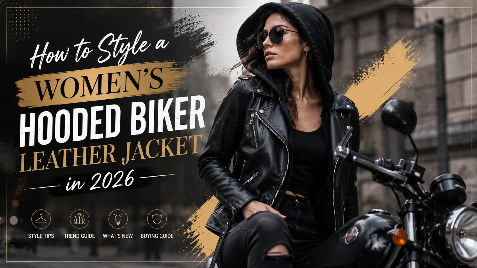 How to Style a Women's Hooded Biker Leather Jacket in 2026