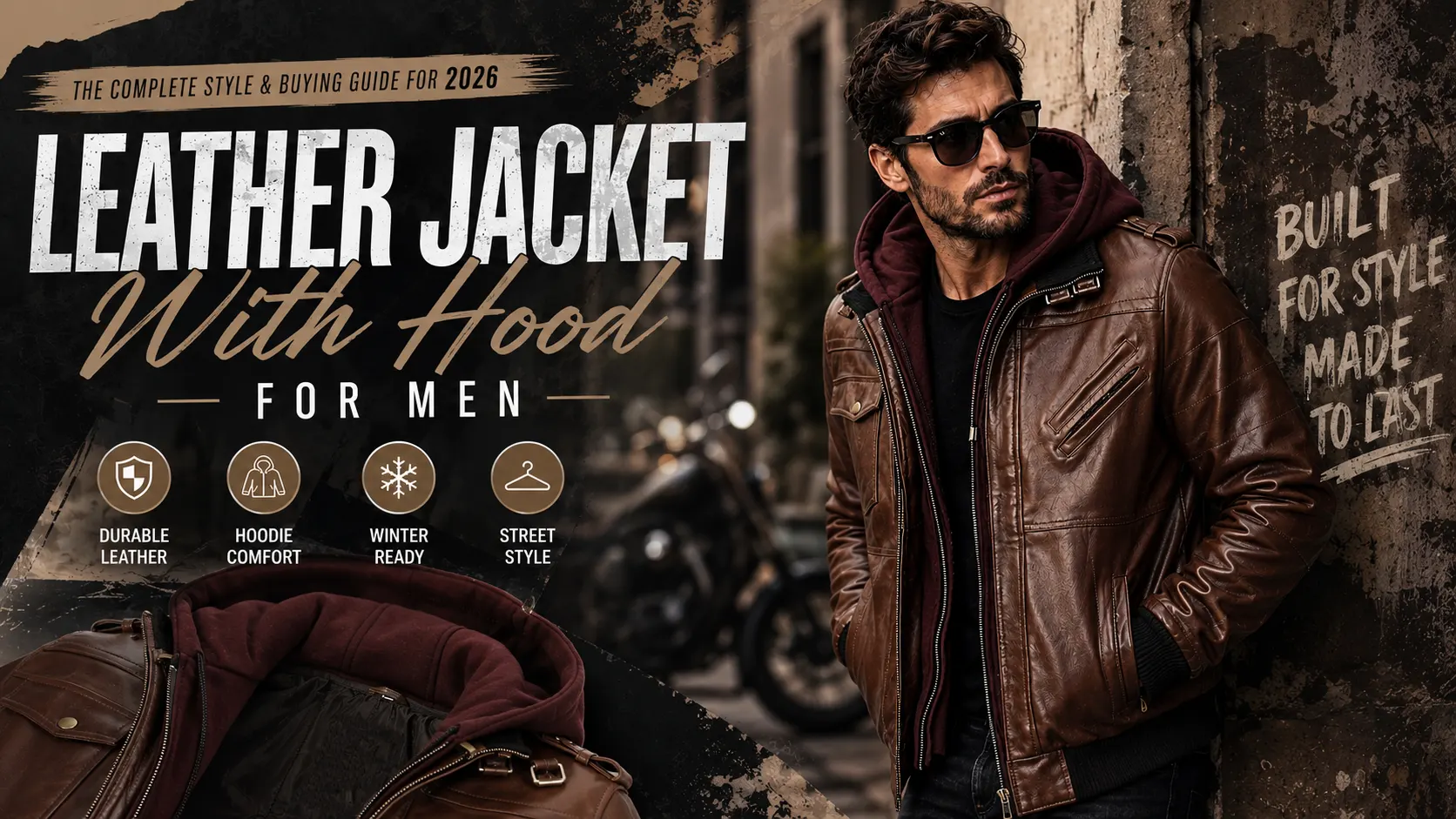 Leather Jacket With Hood for Men The Complete Style & Buying Guide for 2026