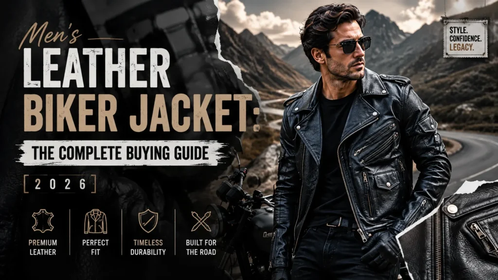 Men's Leather Biker Jacket: The Complete Buying Guide (2026)