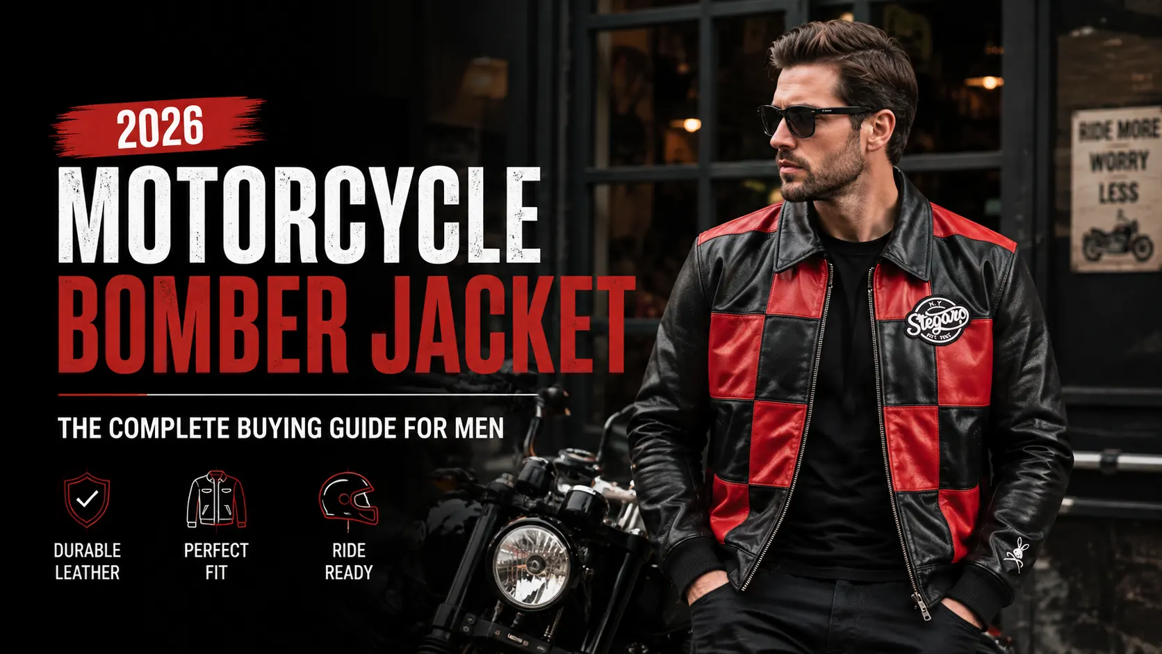 Motorcycle Bomber Jacket: The Complete Buying Guide for Men 2026