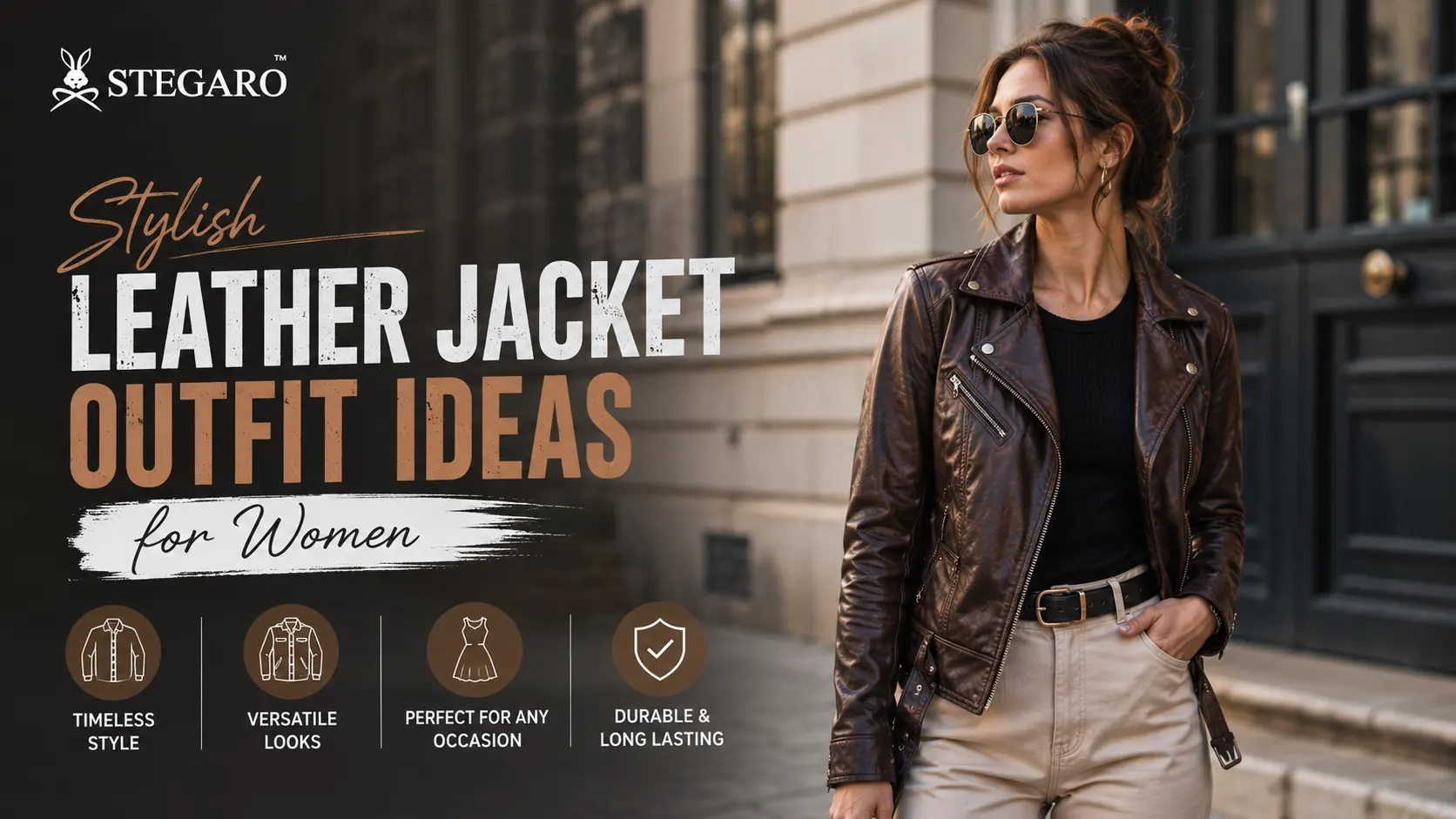 Stylish Leather Jacket Outfit Ideas for Women
