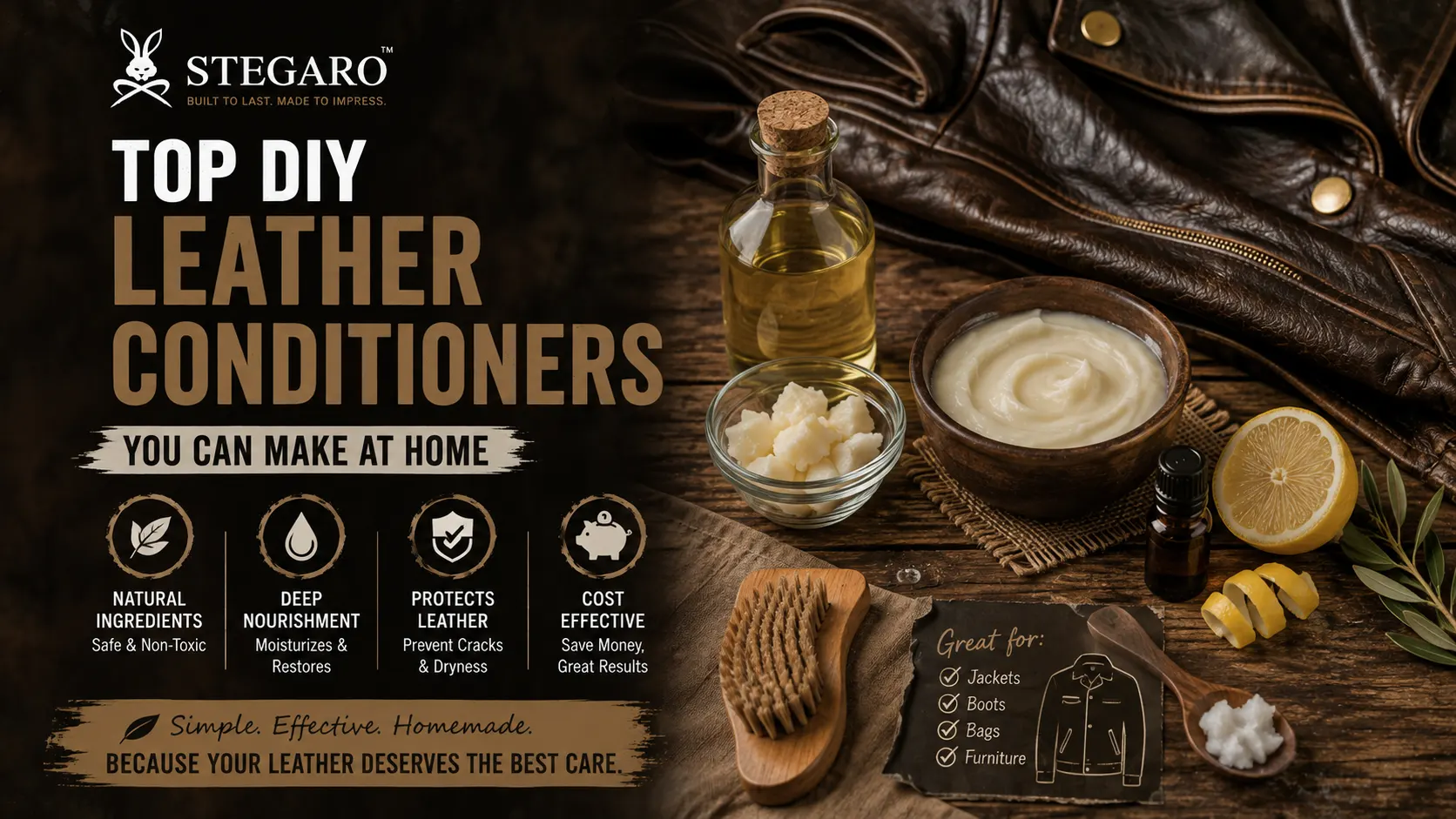 Top DIY Leather Conditioners You Can Make at Home