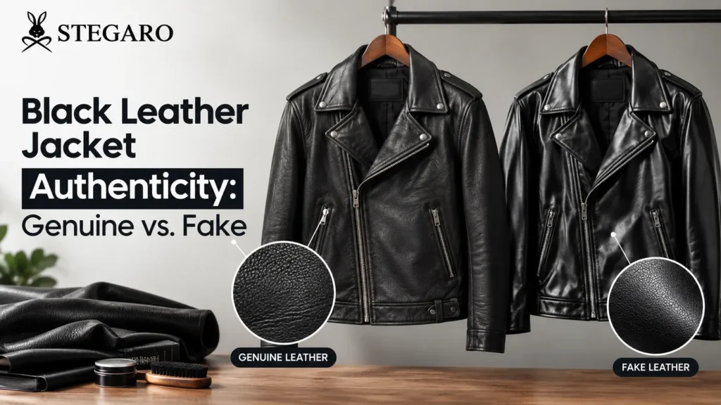 Black Leather Jacket Authenticity: Genuine vs. Fake