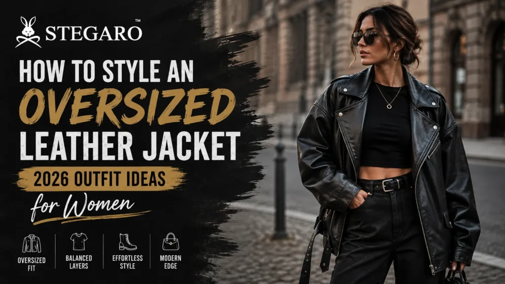 How to Style an Oversized Leather Jacket 2026 Outfit Ideas for Women