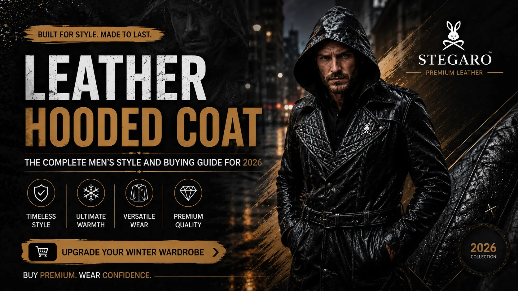 Leather Hooded Coat: The Complete Men's Style and Buying Guide for 2026