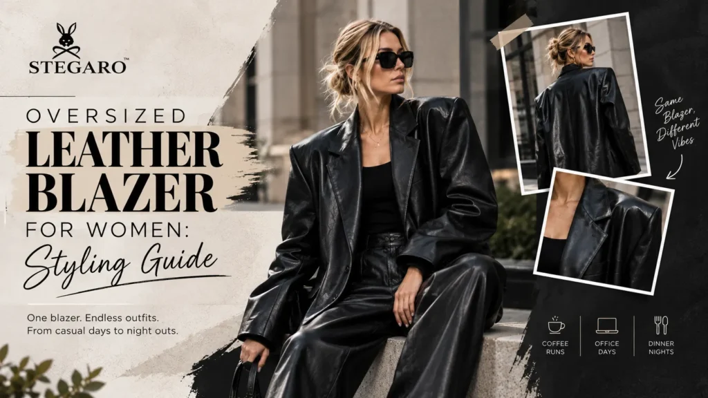 Oversized Leather Blazer for Women: Styling Guide