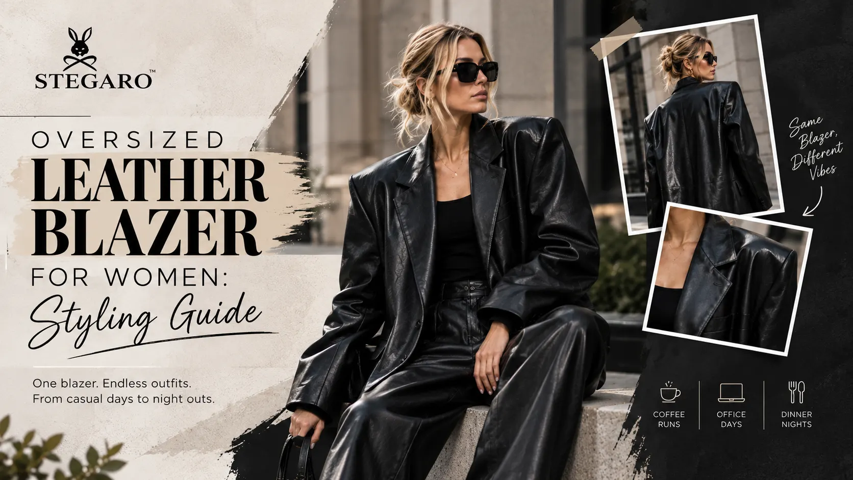 Oversized Leather Blazer for Women: Styling Guide