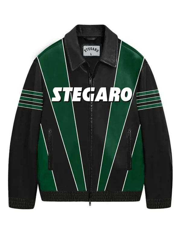Mccarthy Stegaro Los Angeles Leather Zipper Jacket