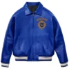 Stegaro American Blue Studded Leather Jacket