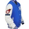 Baseball Varsity Jacket Side Look