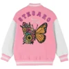 Blossom Varsity Jacket Back