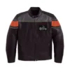 Cafe Racer USA Flag Biker Leather Jackets