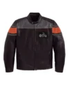 Cafe Racer USA Flag Biker Leather Jackets