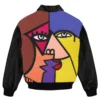 Cubism Leather Jacket Back