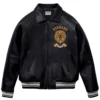 Gold Lion Leather Jacket