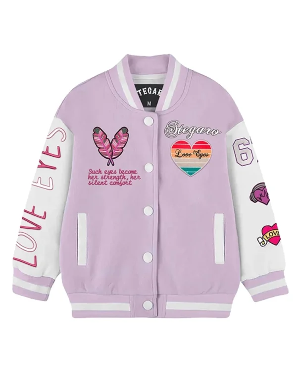 Love Eyes Varsity Jacket