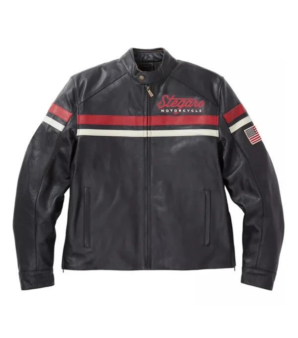 Motorcycle Bonded Leather Biker Jackets