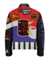 Music Fusion Leather Jacket Back