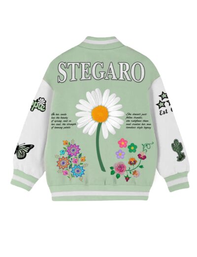 Pretty Girl Varsity Jacket Back scaled