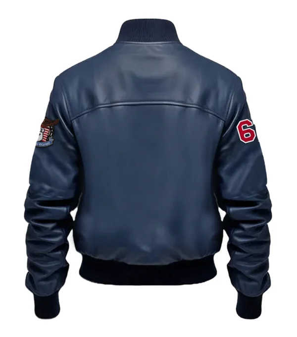 Route 67 Leather Jacket Back 6
