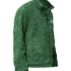 Sherpa Winter Green Fur Jacket For Sale