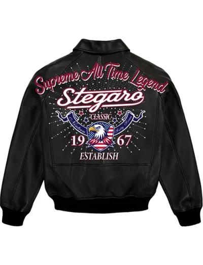 Supreme All Time Legend Bomber Jacket Back