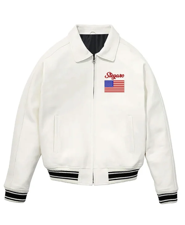 United America Map Leather Jacket