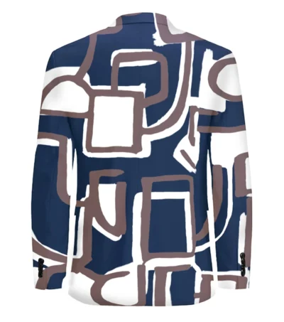 Abstract Art Blazer Back