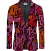 Abstract Edge Blazer