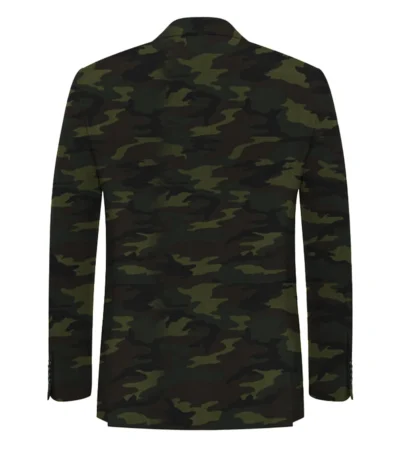 Camo Fasion Blazer Back