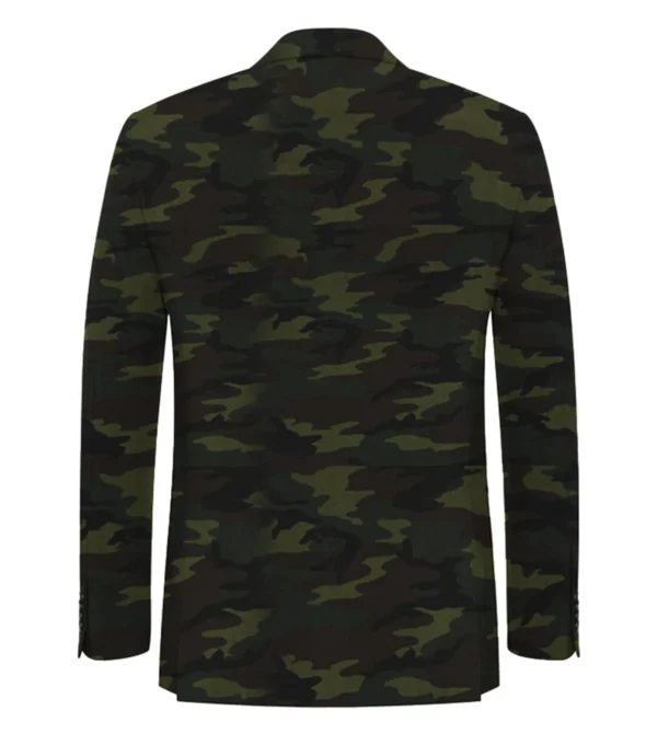 Camo Fasion Blazer Back