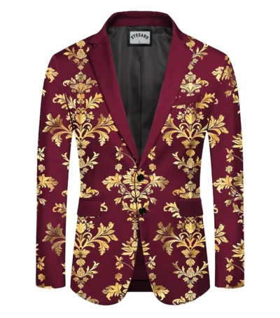 Golden Baroque Blazer