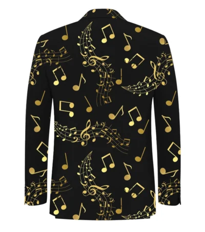 Golden Notes Blazer Back