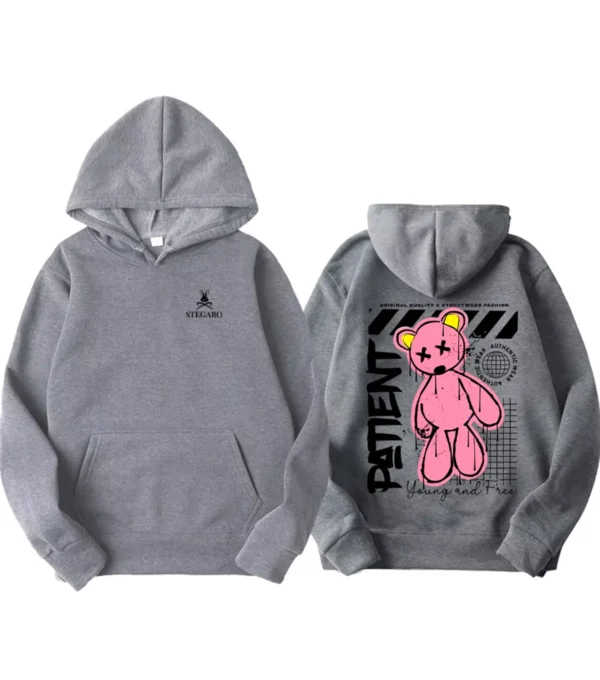 Patient Bear Hoodie For Sale