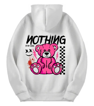 Pink Bear Hoodie
