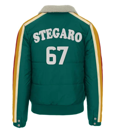 Puffer Bomber Jacket Back 1